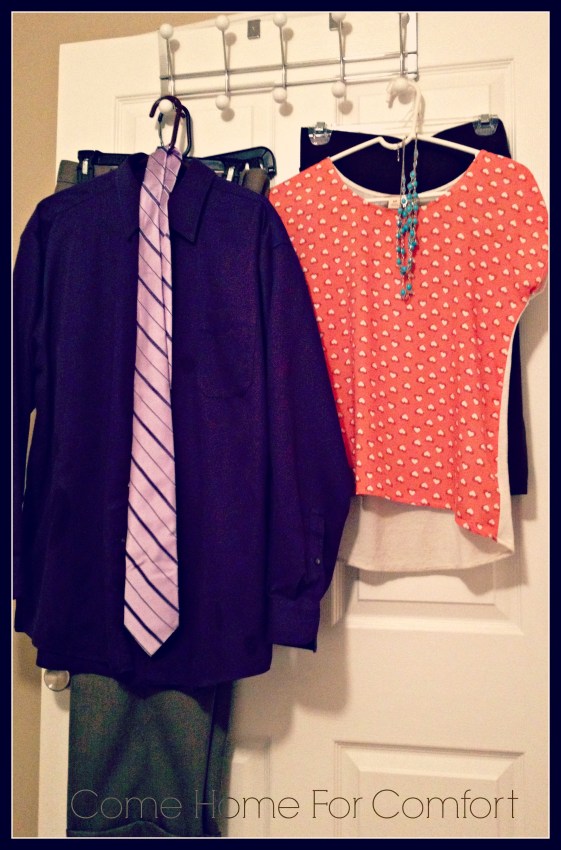 Sunday clothes....ready to go on Saturday night! Image
