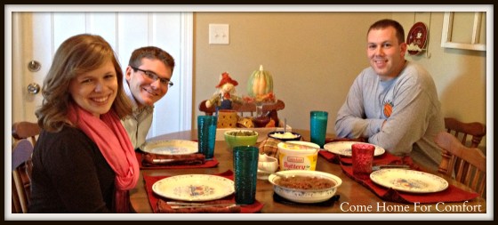 Come Home For Comfort Supper