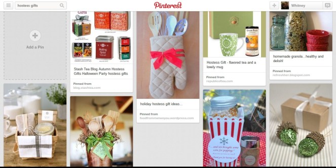 Pinterest Board Hostess Gifts