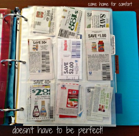 coupon binder 3 come home for comfort
