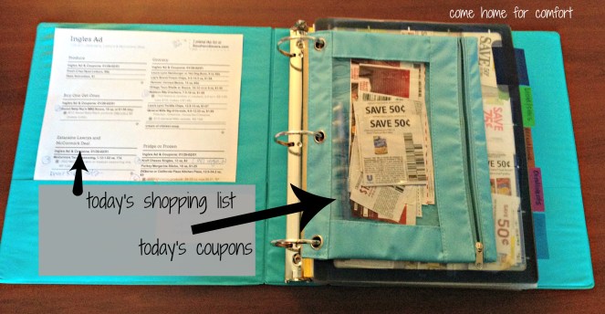 coupon binder 4 come home for comfort