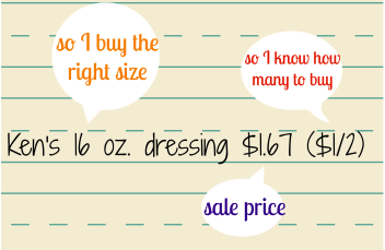 shopping list come home for comfort