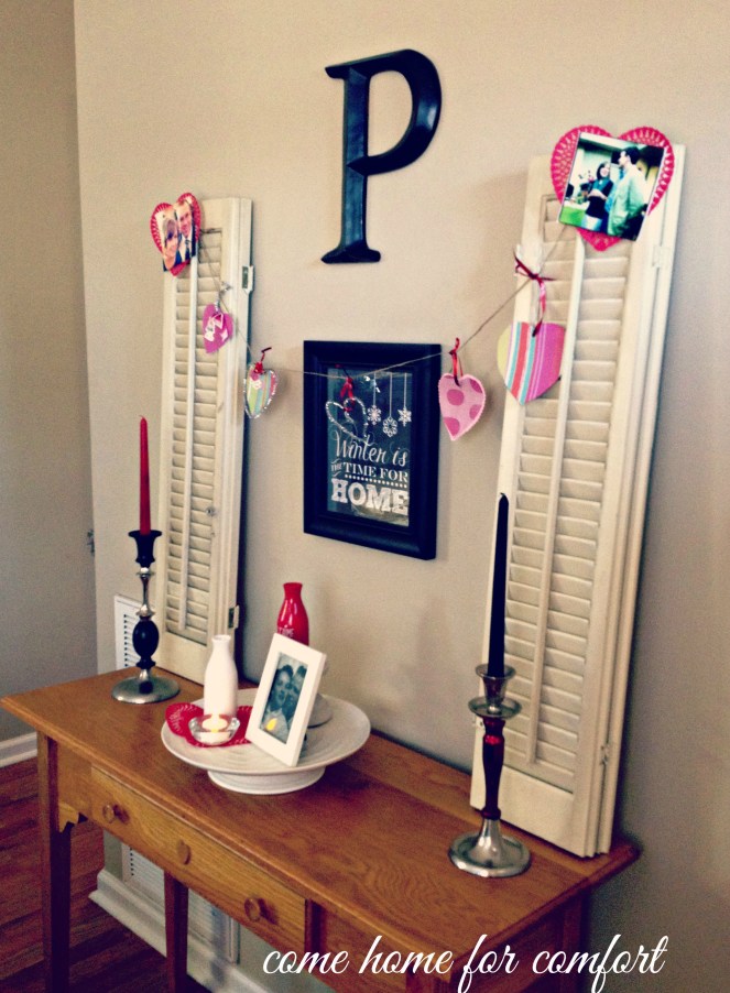 valentines day decor side