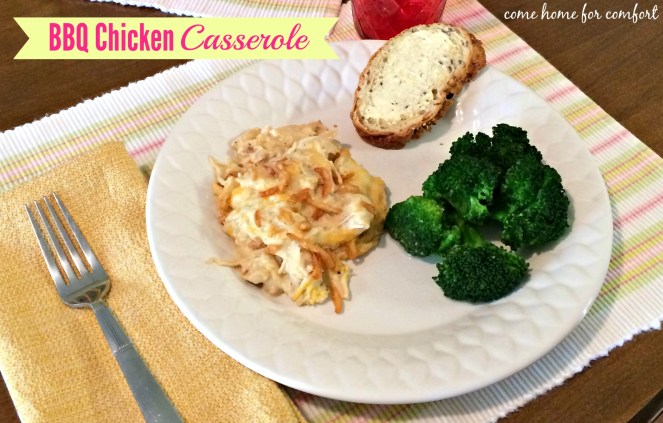 BBQ Chicken Casserole 1