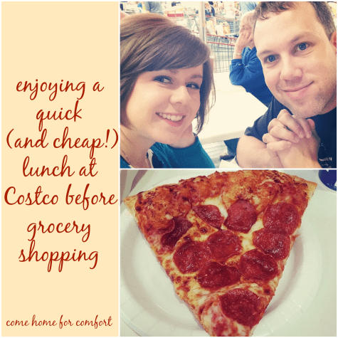 lunch at costco