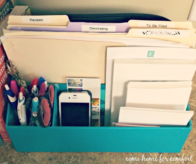 Kitchen Office Filing System