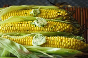 grilled-corn-with-lime-cilantro-wasabi-butter