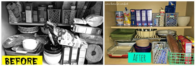 Pantry Before and After