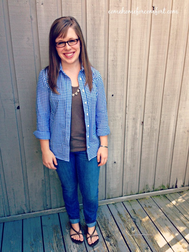 Adding costume jewelry to a casual outfit Come Home For Comfort