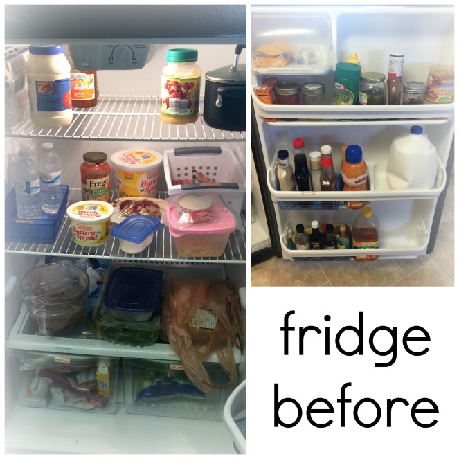 my fridge before I cleaned and organized it Come Home For Comfort