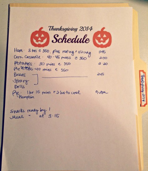 Thanksgiving Schedule Come Home For Comfort