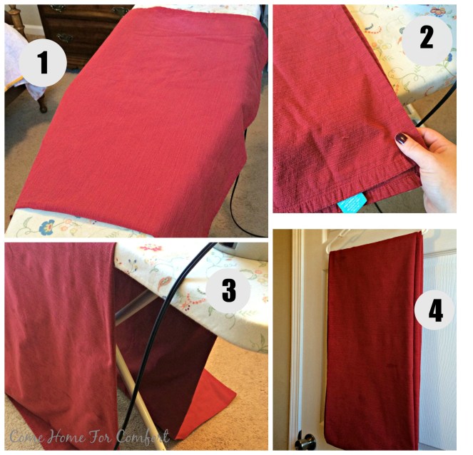 How To Iron A Large Tablecloth via ComeHomeForComfort.com