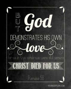 Romans 5 verse 8