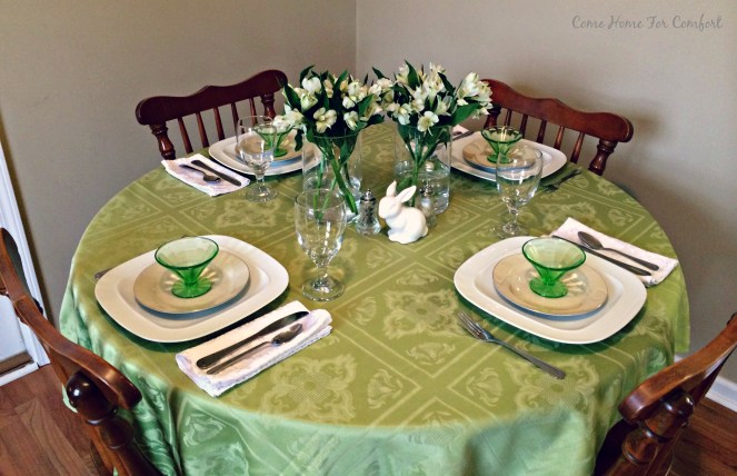 Setting the Table For Spring via ComeHomeForComfort.com