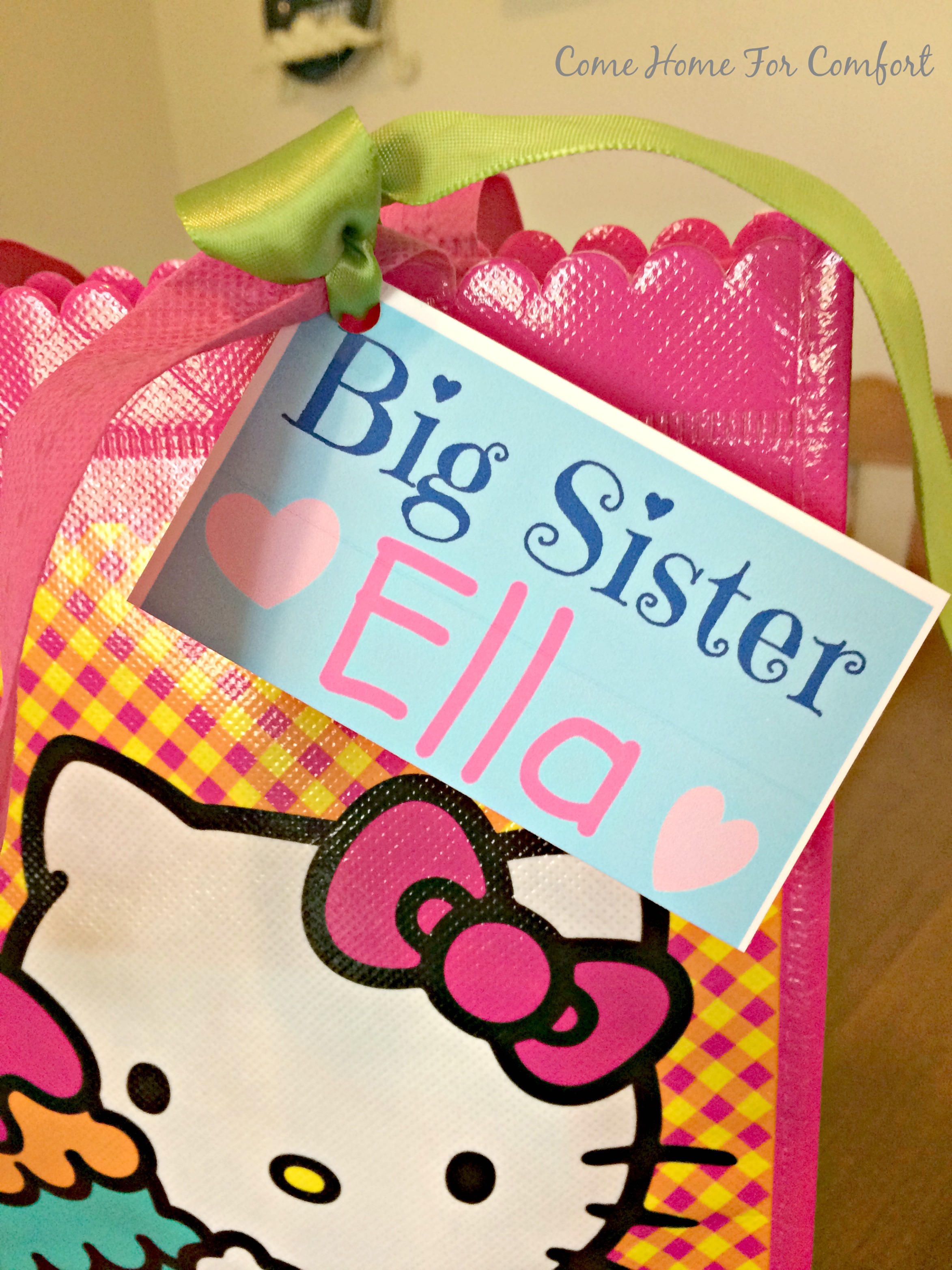 Big Sister survival kit via Come Home For Comfort