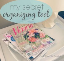 My Secret Organizing Tool Reduce magazine clutter with Pinterest via ComeHomeForComfort.com