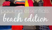What to pack for the beach via ComeHomeForComfort.com