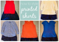 How to style printed shorts via ComeHomeForComfort