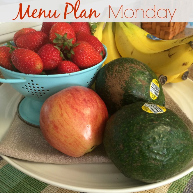 Menu Plan Monday