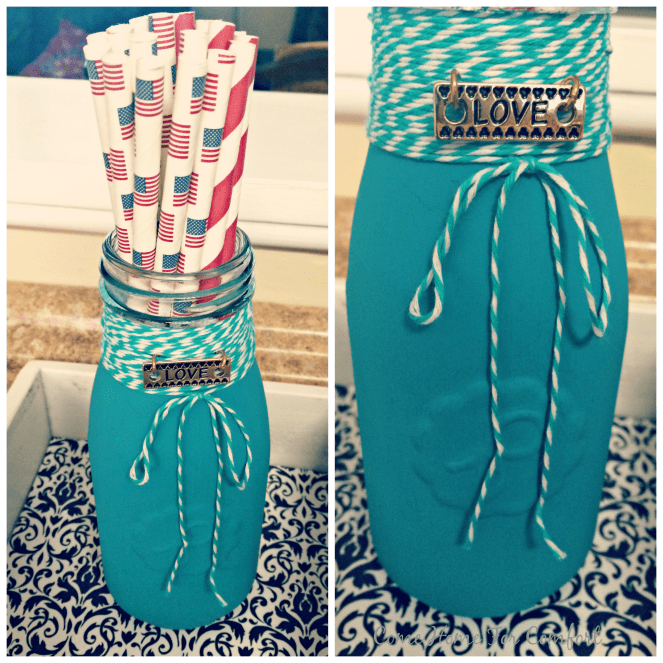 Patriotic Kitchen Decor via ComeHomeForComfort.com 4