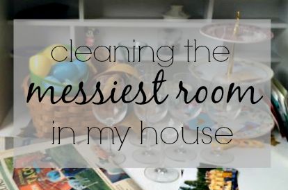 Cleaning The Messiest Room via ComeHomeForComfort.com