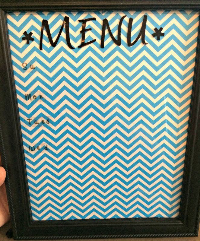 Menu Board Before via ComeHomeForComfort.com