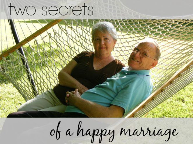Two Secrets Of A Happy Marriage via ComeHomeForComfort.com