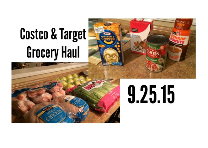 Costco & Target Grocery Haul 9.25.15 via ComeHomeForComfort.com