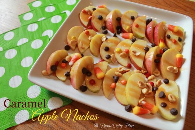 Caramel Apple Nachos Title