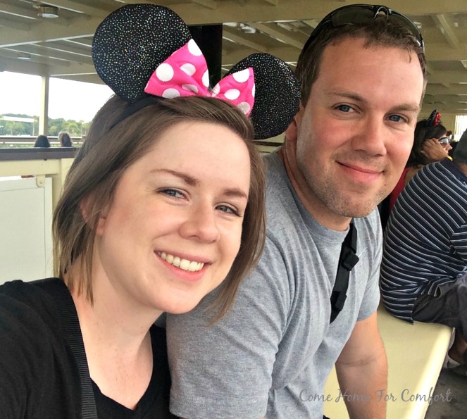 We loved riding the ferry to Magic Kingdom! It's the best way to see the castle for the first time!
