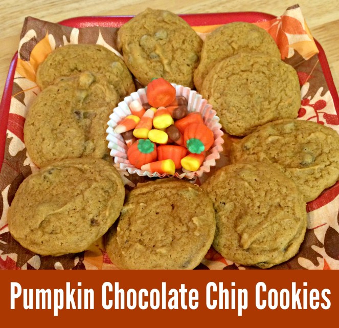 Pumpkin Chocolate Chip Cookies