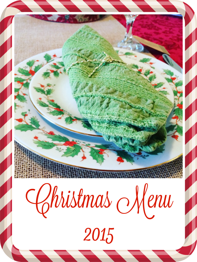 Christmas Menu 2015
