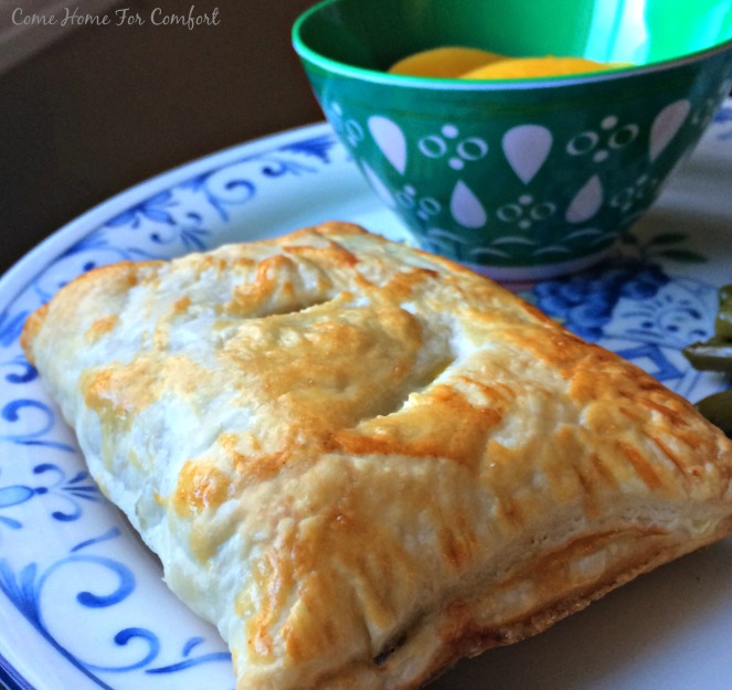 Beef Empanadas made with puff pastry