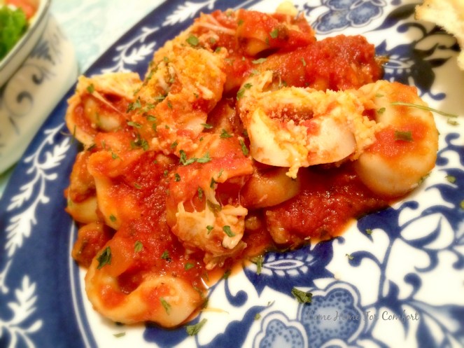 Easy Baked Tortellini Close