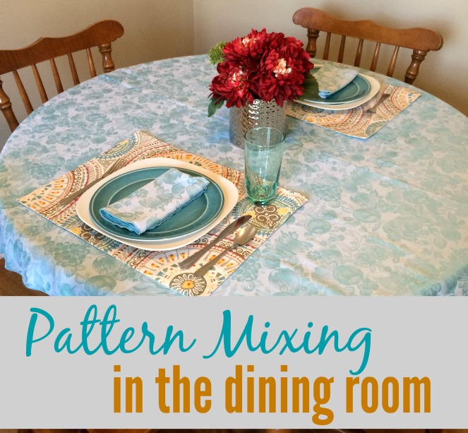 Pattern Mixing in the Dining Room