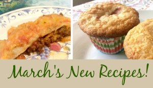 New Recipes For March