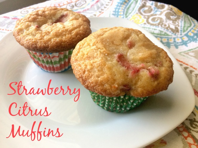 Strawberry Citrus Muffins