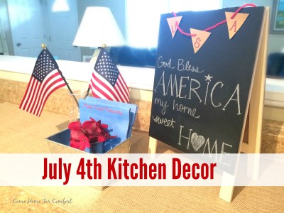July 4th Kitchen Decor