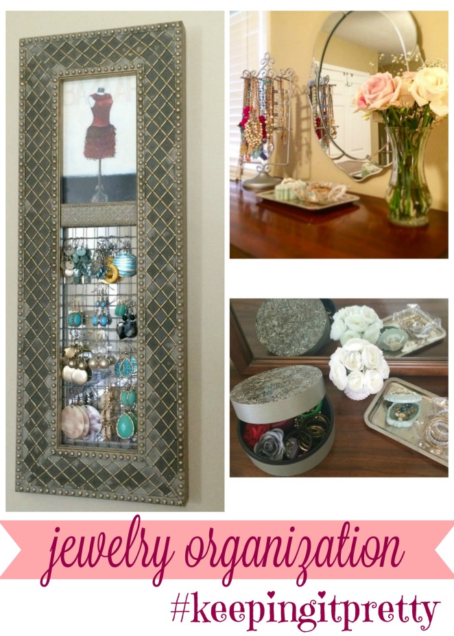 Here's how to organize your jewelry in a way that is functional and still beautiful via ComeHomeForComfort.com